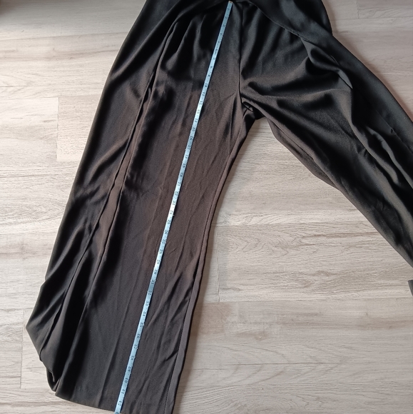 Venus One-Shoulder Draped Front Black Special Occasion Jumpsuit, Women's 10 - Picture 10 of 13